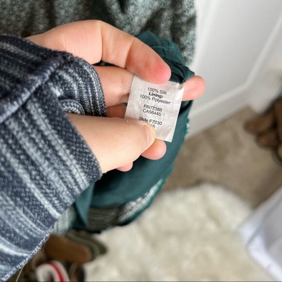 Women's Blue Starland Bell Sleeve Shift Dress Bandana Floral Size Small - Picture 5 of 7